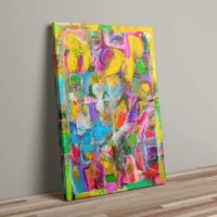 Potpurri - abstrakt lærredsprint