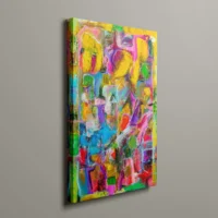 Potpurri - abstrakt lærredsprint