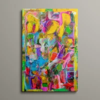 Potpurri - abstrakt lærredsprint