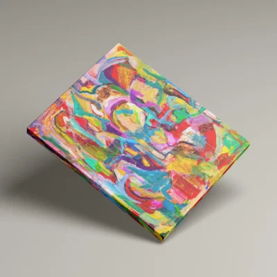 Shangri-La - abstrakt lærredsprint