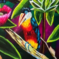 Siesta Fine Art Giclée Print med smukke fugle