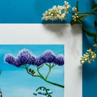 Siesta Fine Art Giclée Print med smukke fugle