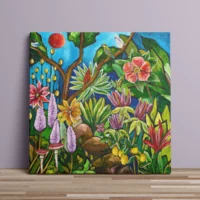 Spectators of the Red Moon - Lærredsprint