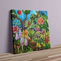 Spectators of the Red Moon - Lærredsprint - Billede 3