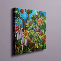 Spectators of the Red Moon - Lærredsprint - Billede 5