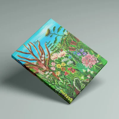 Springtime - lærredsprint med junglemotiv