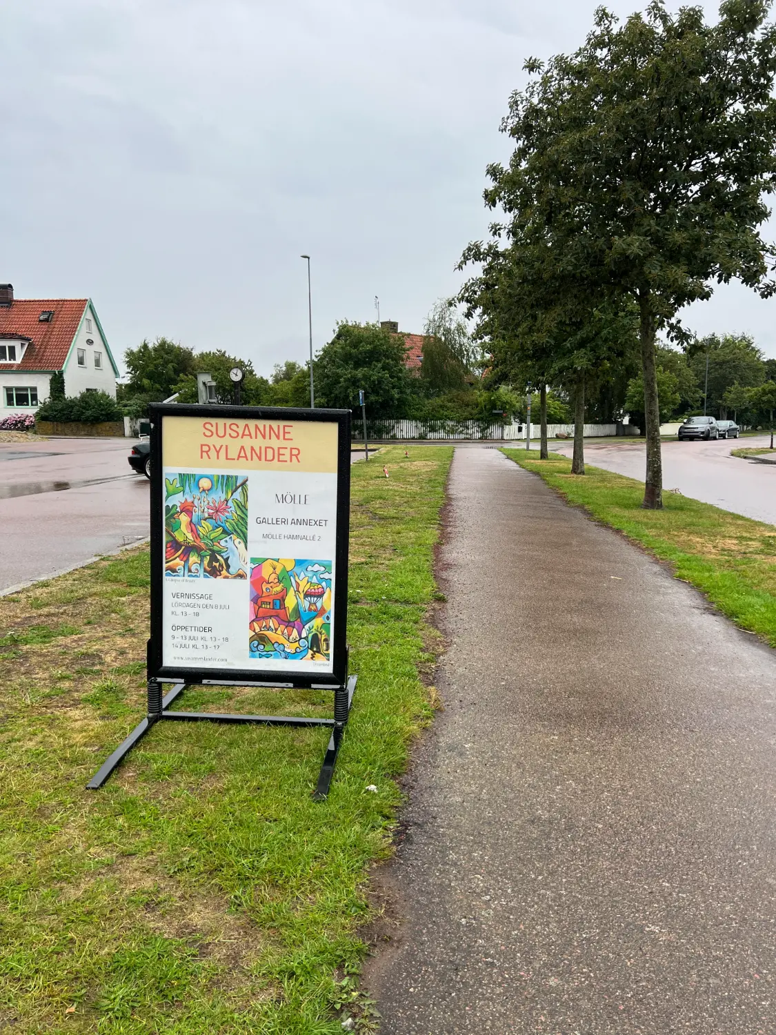 Susanne Rylander kunstudstilling Mölle Stationshus 2023