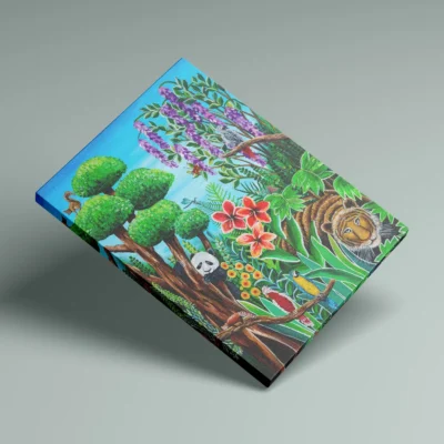 The Queen's Garden - lærredsprint med junglemotiv