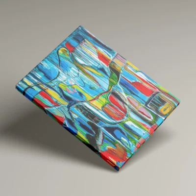 The Swamp - abstrakt lærredsprint