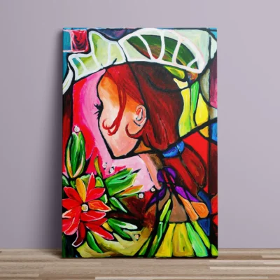 Things to Come - abstrakt lærredsprint