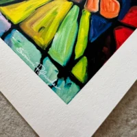 Things to Come Fine Art Giclée Print i røde farver