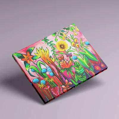 Tropical Fantasy - abstrakt lærredsprint